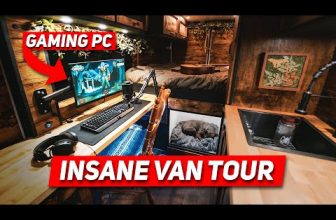 The Ultimate VANLIFE GAMING Van Tour | Ram Promaster