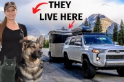 RV Tour ???? SOLO FEMALE Full Time RV Living in an Airstream Basecamp ???? with a Dog and Cat