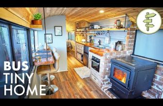 1975 Passenger Bus Converted into a Stunning Tiny Home with a View – FULL TOUR