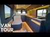 VAN TOUR | HIDDEN SHOWER | Luxury Modern Tiny Home On Wheels | VANLIFE DIY Stealth Camper Conversion