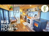 1975 Passenger Bus Converted into a Stunning Tiny Home with a View – FULL TOUR