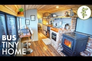 1975 Passenger Bus Converted into a Stunning Tiny Home with a View – FULL TOUR