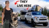 RV Tour ???? SOLO FEMALE Full Time RV Living in an Airstream Basecamp ???? with a Dog and Cat
